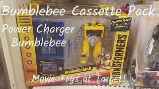 BUMBLEBEE CASSETTE PACK, POWER CHARGE BUMBLEE & Other Transformers Bumblebee Movie *Target Exclusive