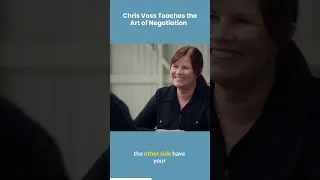 CHRIS VOSS :Teaches the Art of Negotiation