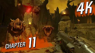 [4K 60] DOOM (2016) (Nightmare / 100%) - Walkthrough pt 11 - The Necropolis (The Crucible)