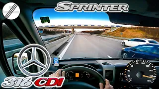 2013 Mercedes-Benz Sprinter 316 W906 Topspeed Autobahn POV