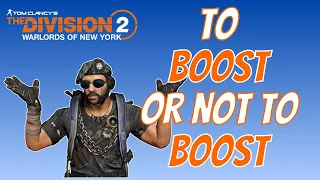 The Division 2 | Boost to 30 or start at level 1?