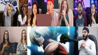 ATTACK ON TITAN EPISODE 19 REACTION MASHUP!!