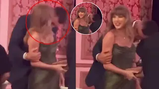 WOW! Travis Kelce KISSES Taylor Swift In Public In Front of Crowds at gala date night