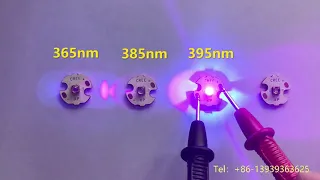 Ultraviolet 365nm VS 385nm VS 395nm VS 405nm || LG UV LED comparision || UV Glue Curing/  UV glass