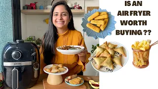 Is an AIR FRYER worth buying? Know everything about IT | Kurkuri Bhindi |French fries| Samosa & more