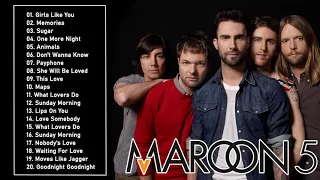 Maroon 5 Best Songs Playlist 2021 - Maroon 5 Greatest Hits Full Album 2021