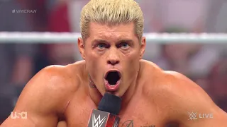 Brock Lesnar confronts Cody Rhodes - WWE RAW April 17, 2023