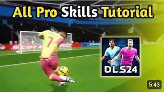 DLS 24 ALL SKIL TUTORIAL | DLS24 NEW SKIL |IN DREAM LEAGUE SOCCER | ETAMIM DLS GAMING