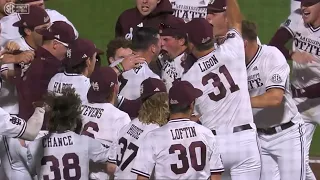 CRAZY ENDING- Mississippi State’s Connor Hujsak smokes a walk-off Homerun to advance vs Ole Miss!!!