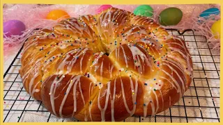 Easter Bread / Italian Easter Bread / Easter Wreath Bread / Tangzhong Method 이탈리아 부활절빵