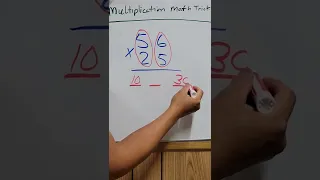 Multiplication Math Trick #math #mathematic #mathtrick