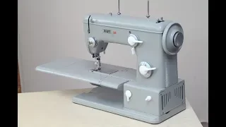 Pfaff 360 1960 Nähmaschine Sewing machine Швейная машина test