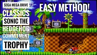 Sega Mega Drive & Genesis Classics | Sonic The Hedgehog Commitment Trophy | Easy Method Guide!