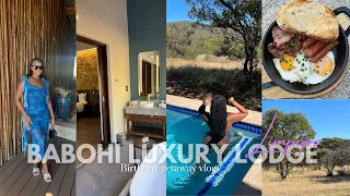 Birthday getaway vlog | Babohi luxury safari lodge
