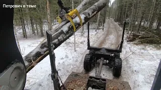 КамАЗ лесовоз,ТДТ -55 все прихали