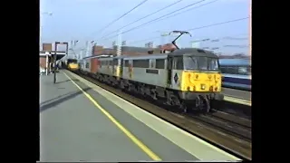 British Rail 1995-Wigan, Preston & Romiley with Classes 31, 86, 90 & Met Cam 101 DMU