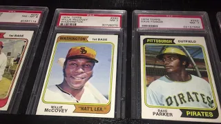 1974 Topps Baseball Cards - Vintage Profile of Key Cards Hall of Famers HOF