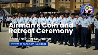 331st Training Squadron Airman's Coin and Retreat Ceremony -- February 22, 2023
