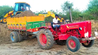 Mahindra 575 di tractor jcb 3dx bracken machine soli loading videos | Come For Village | #tractor |