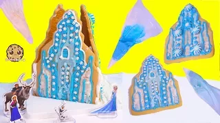 Disney Frozen Queen Elsa Cookie Ice Castle House - Food Craft Kit  Video