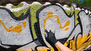 Graffiti - Tesh | Abandoned Park | GoPro [4K]