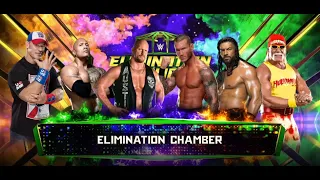 Elimination Chamber Match Gameplay Stone Cold WWE 2k23 #wwe2k23 #hellboygaming