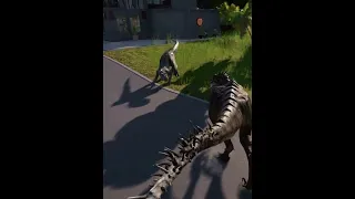 Scorpios Rex VS Indoraptor - Jurassic World Evolution 2