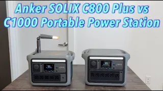 Anker Portable Power Station Showdown: C800 Plus vs C1000