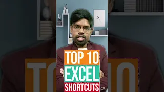 TOP 10 Excel Shortcuts in 1 Minute | excel interview #shorts
