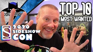 My TOP 10 MOST WANTED Statues @ Sideshow Con 2020!!