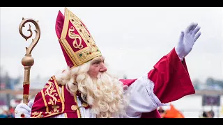 Au grand Saint-Nicolas patron des écoliers ( original ) Chanson French Santa Claus