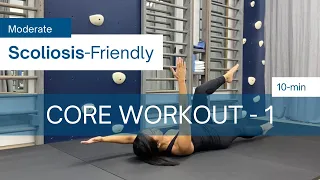 10-Min Scoliosis-Friendly Core Workout 1 | Exercises to Support Your Spine