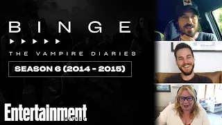 Ian Somerhalder & Chris Wood Recap 'Vampire Diaries' Season 6 | EW's Binge | Entertainment Weekly