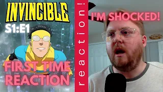 Invincible S1:E1 (2021) || first time reaction! || I'M SHOCKED!