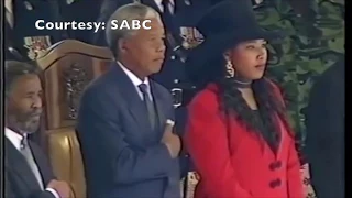 National Anthem of South Africa - Nelson Mandela Inauguration 1994