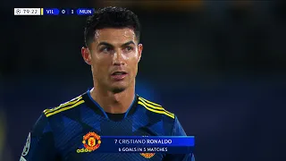 Cristiano Ronaldo vs Villarreal - Broke Another RECORD! | 1080i UCL 21/22