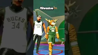 What Is The BEST Mascot in NBA 2k22?..🦅🦅#shorts #nba2k #nba2k22