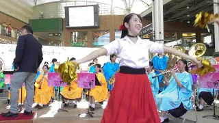 活水中学校・高等学校吹奏楽部   令和元年9月8日　☆JR 長崎駅前かもめ広場