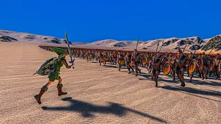 500 LINK vs 25000 SPARTANS - Ultimate Epic Battle Simulator UEBS