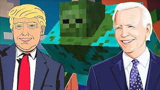 US Presidents Play Minecraft, but this is animation 2