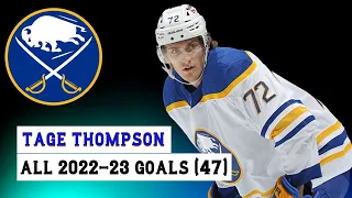 Tage Thompson (#72) All 47 Goals of the 2022-23 NHL Season