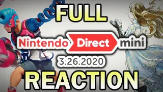 Nintendo Direct Mini March 26 2020 FULL Reaction