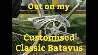 Out in the neighbourhood on my Batavus custom with Duomatic 2-speed hub gear. By popular demand!