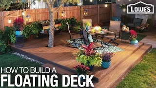 How to Build a Floating Deck