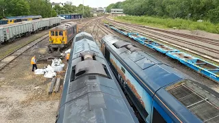 Class 66 Startup at Tonbridge West Yard