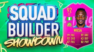 FIFA 19 SQUAD BUILDER SHOWDOWN!!! FUTTIES 99 PACE MUSA!!!