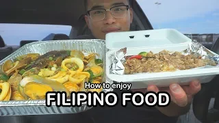 How to enjoy FILIPINO FOOD *MUKBANG