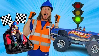 Handyman Hal goes racing with Cars, Go Karts and even lawn mowers