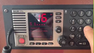 GMDSS,  DAILY TEST VHF radio station , ежедневный ТЕСТ УКВ, внутренняя проверка