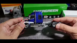 Unboxing Mini GT 1:64  Western Star 49x with Reefer Container "Evergreen"